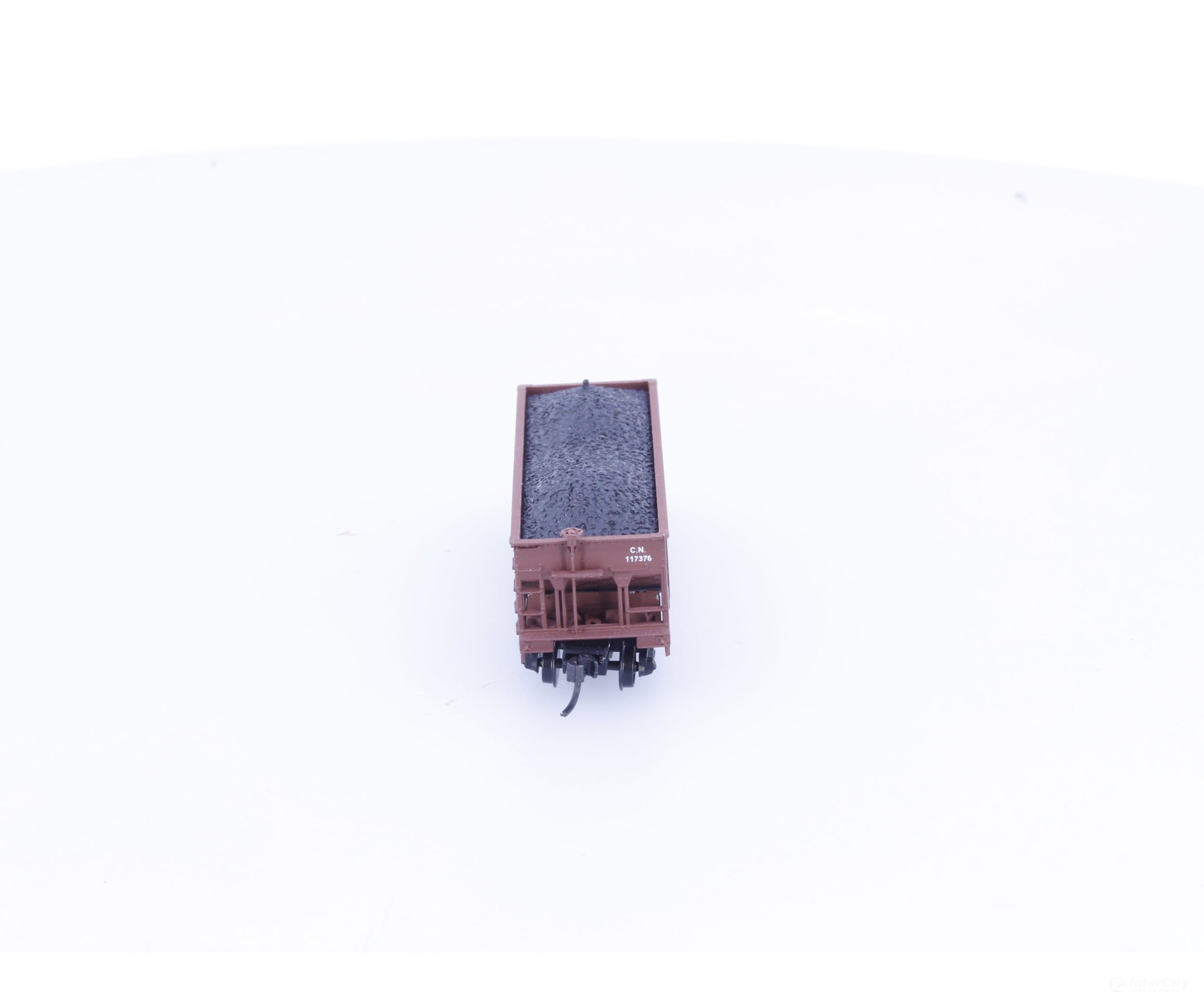 Bowser 37616 N GLA 2 Bay Hopper with Load #2 Canadian National (CN) 117376 - Freight Cars
