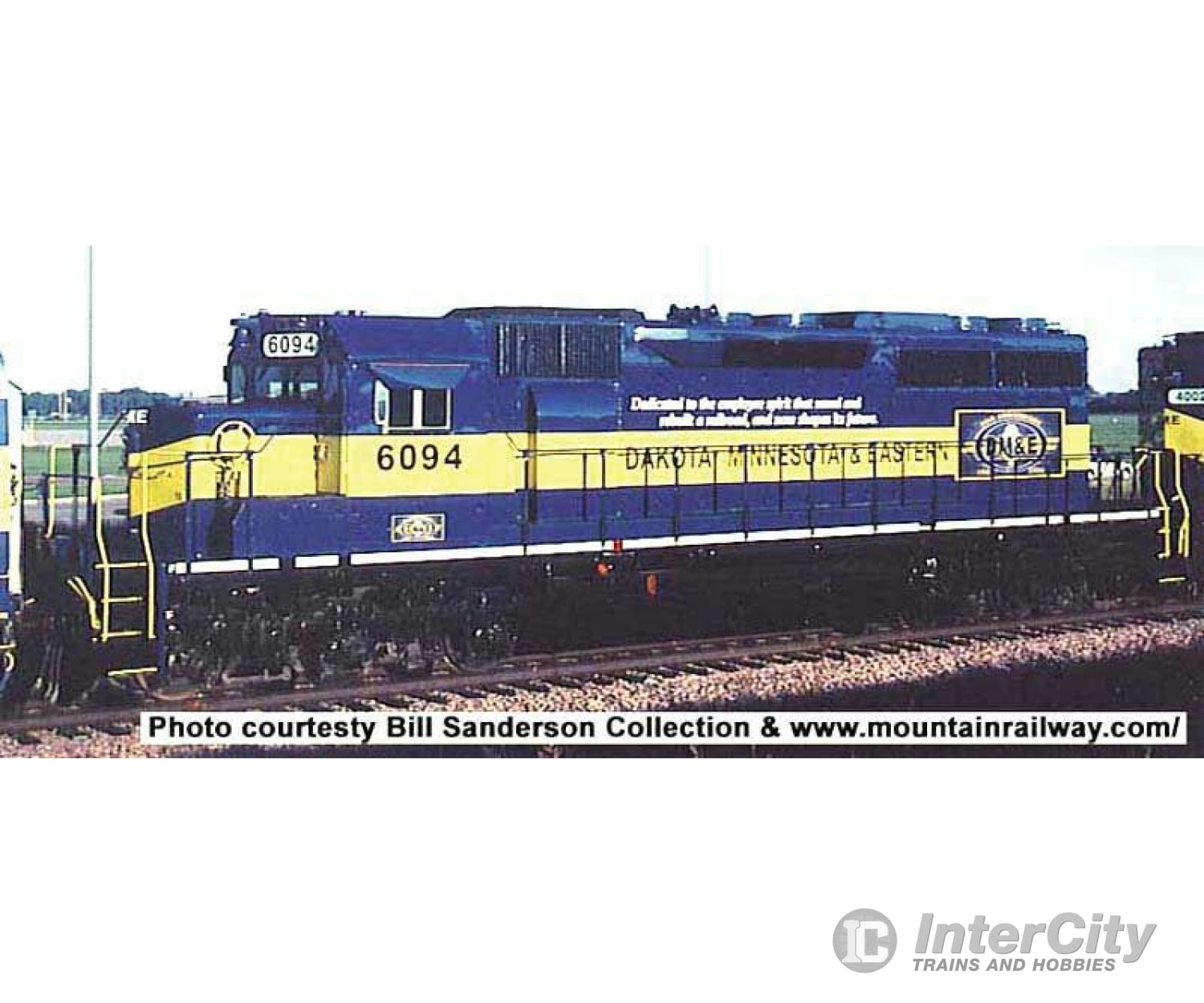 Bowser Ho #24909 Dm&E Employee Dedication Scheme Road #6094 Executive Line Locomotives