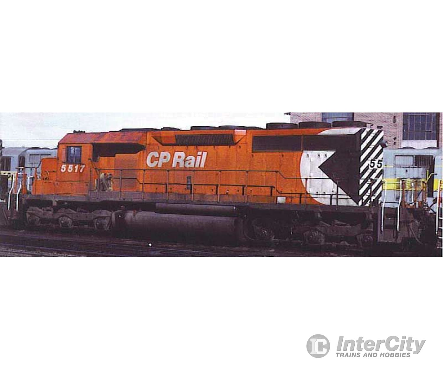 Bowser Ho #24940 Cp Rail 5’’ Stripes Large Multi Mark No Ditch Lights W/Snow Shields Road #5517