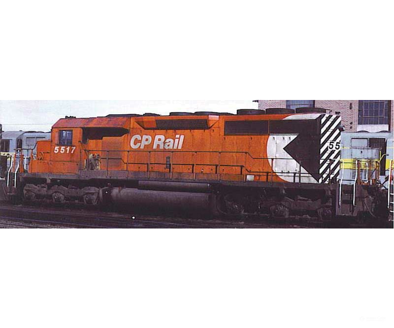 Bowser Ho #24942 Cp Rail 5’’ Stripes Large Multi Mark No Ditch Lights W/Snow Shields Road #5517