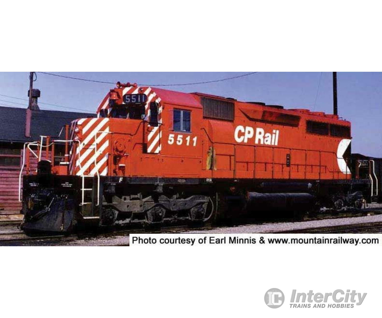 Bowser Ho #24943 Cp Rail 5’’ Face Stripes Small Multi Mark (Experimental Paint Scheme) No Ditch