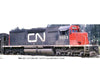 Bowser Ho #24959 Cn Black/Red Noodle Scheme W/Dynamic Brakes Ditch Lights Single Class Light Road