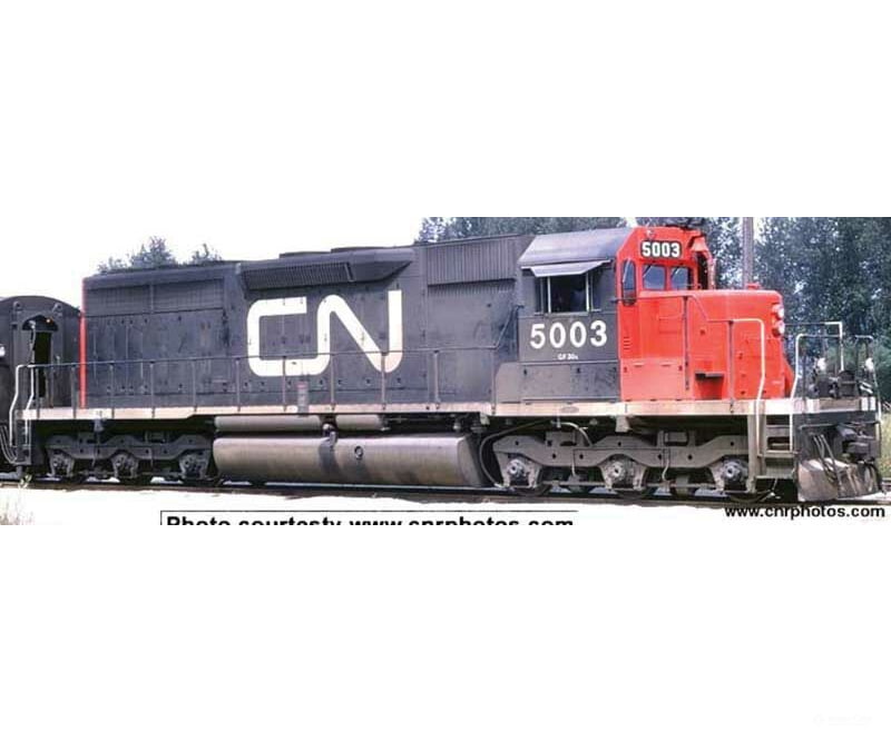 Bowser Ho #24959 Cn Black/Red Noodle Scheme W/Dynamic Brakes Ditch Lights Single Class Light Road
