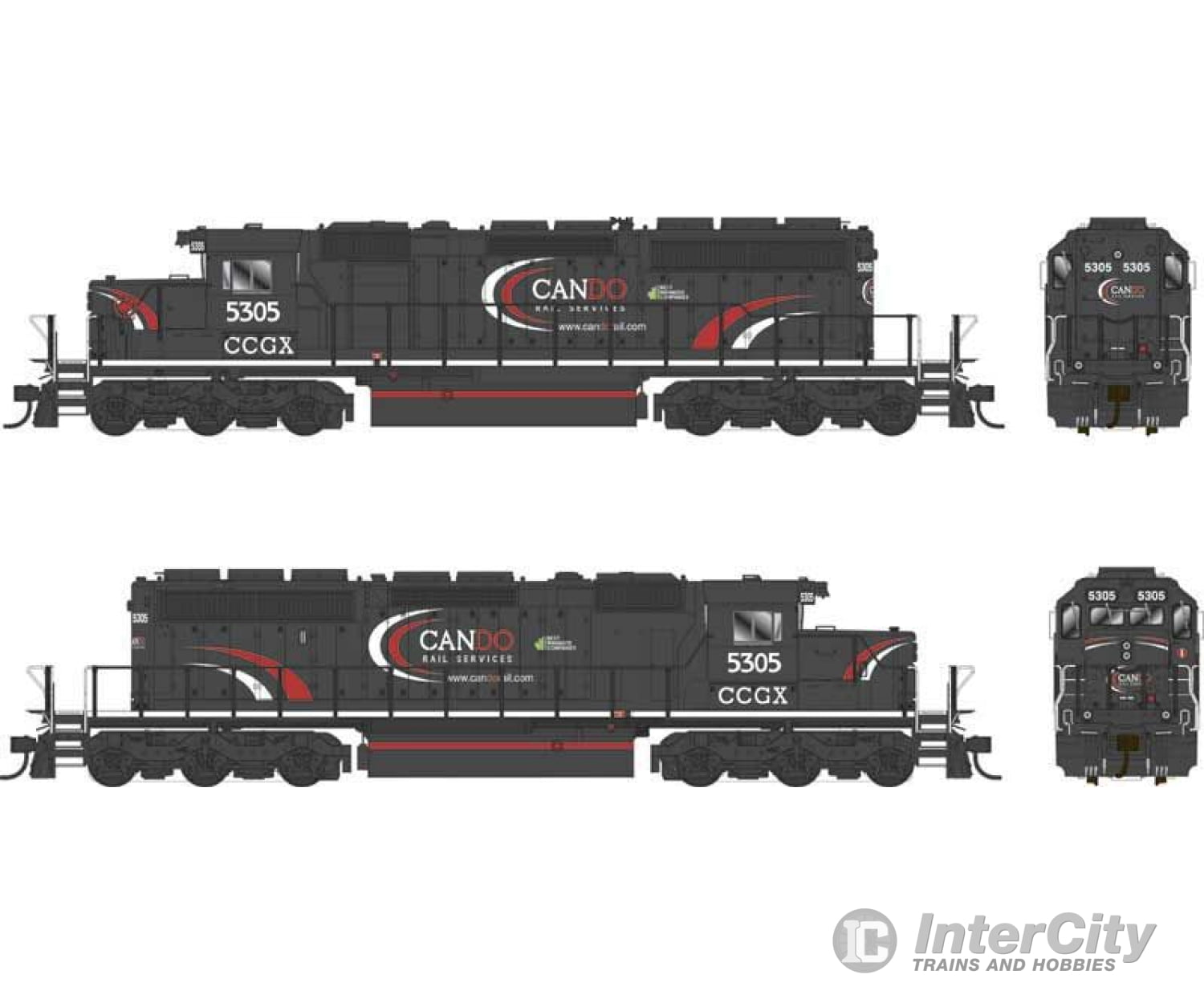 Bowser Manufacturing Co. Ho 25346 Gmd Sd40-2 - Loksound 5 And Dcc Executive Line -- Cando Rail