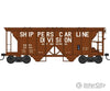 Bowser Manufacturing Co. Ho 42237 70-Ton 2-Bay Covered Hopper With Open Sides - Ready To Run --