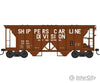 Bowser Manufacturing Co. Ho 42238 70-Ton 2-Bay Covered Hopper With Open Sides - Ready To Run --