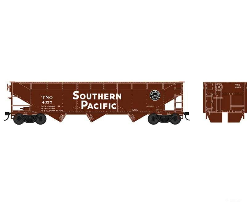 Bowser Manufacturing Co. Ho 42316 70-Ton Offset Hopper - Ready To Run -- Southern Pacific 4406