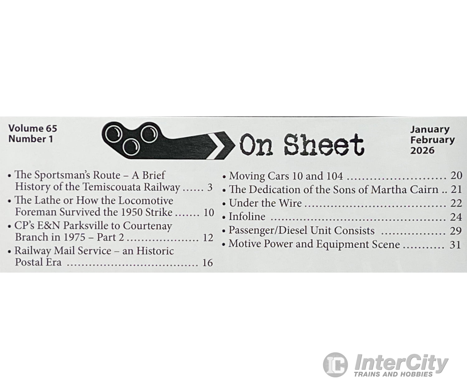 Branchline Magazine January/February 2026 Magazines