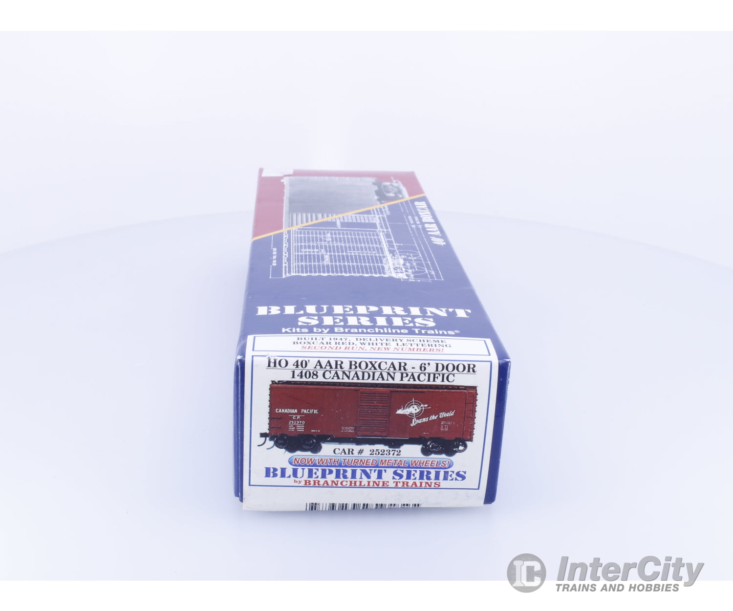 Branchline Trains 1408 HO 40’ AAR Box Car Kit Canadian Pacific (CP) 252372 Freight Cars