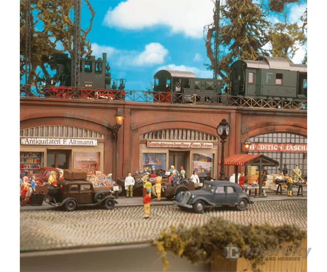 Brawa 2881 HO Arcades with Windows Scenery Details