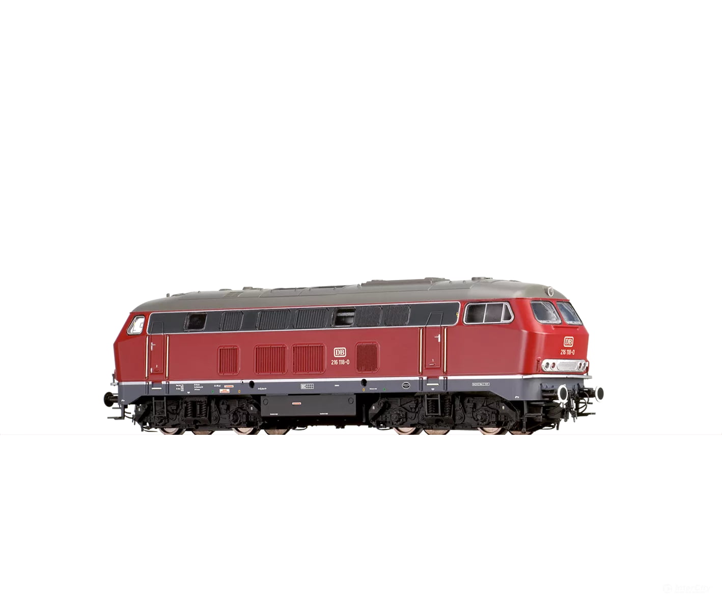 Brawa 41162 HO Diesel Locomotive BR 216 of the DB (DCC/Sound Digital Extra) - European Locomotives