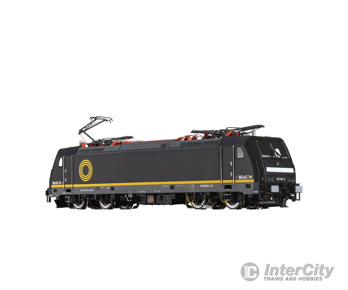 Brawa 43849 Ho Traxx Electric Locomotive Br 185.5 Beacon (Marklin Ac Digital/Sound) European