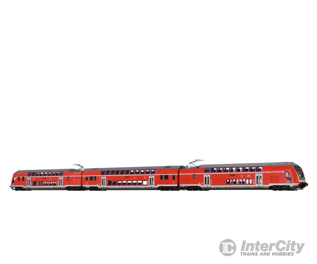 Brawa 44588 Ho Twindexx Vario® Double-Deck Train Db Ag Set Of 3 (Nürnberg Hbf) (Dc Analog)