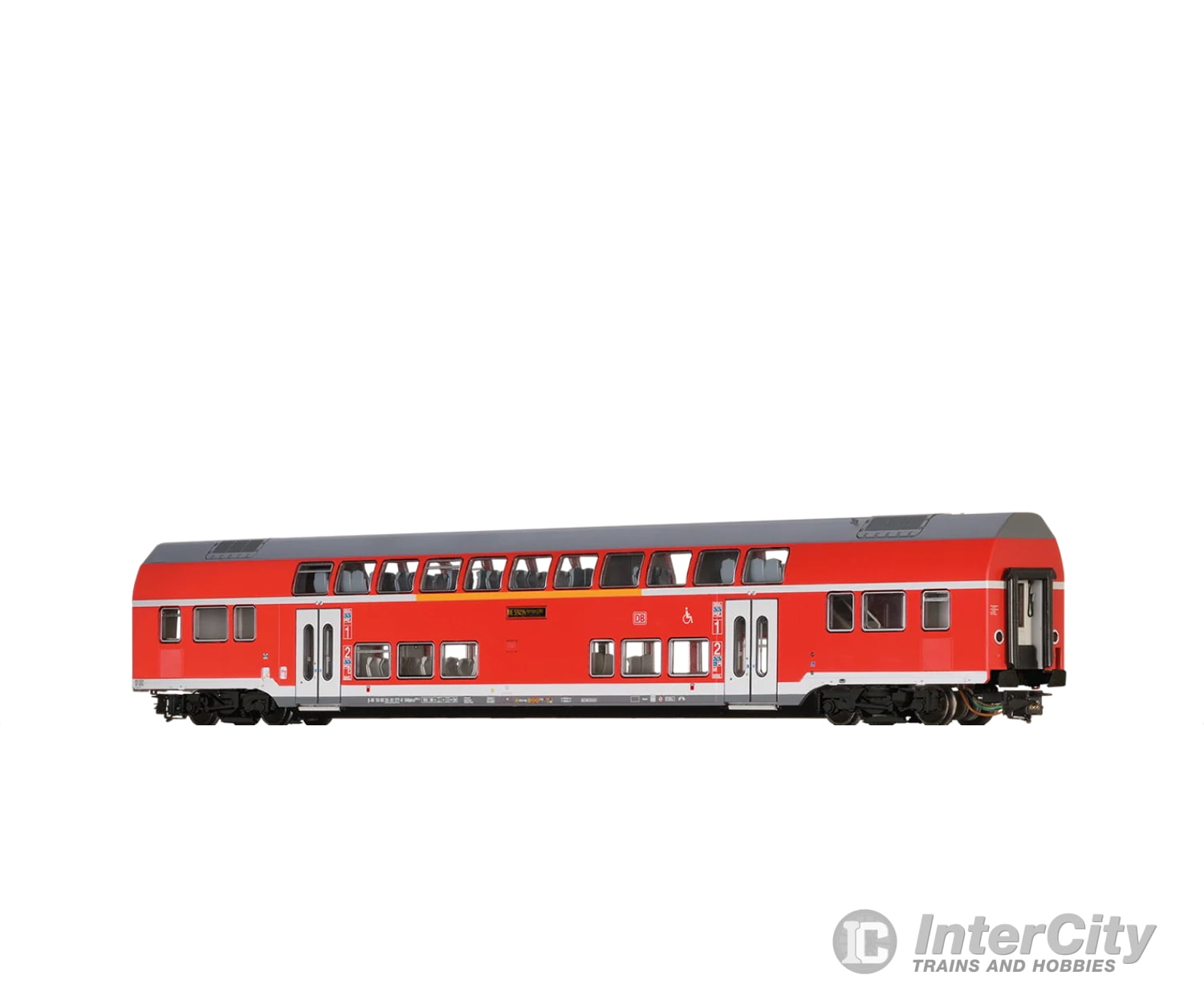 Brawa 44589 Ho Twindexx Vario® Double-Deck Middle Wagon 1St/2Nd Class Db Ag (Nürnberg Hbf) (Dc