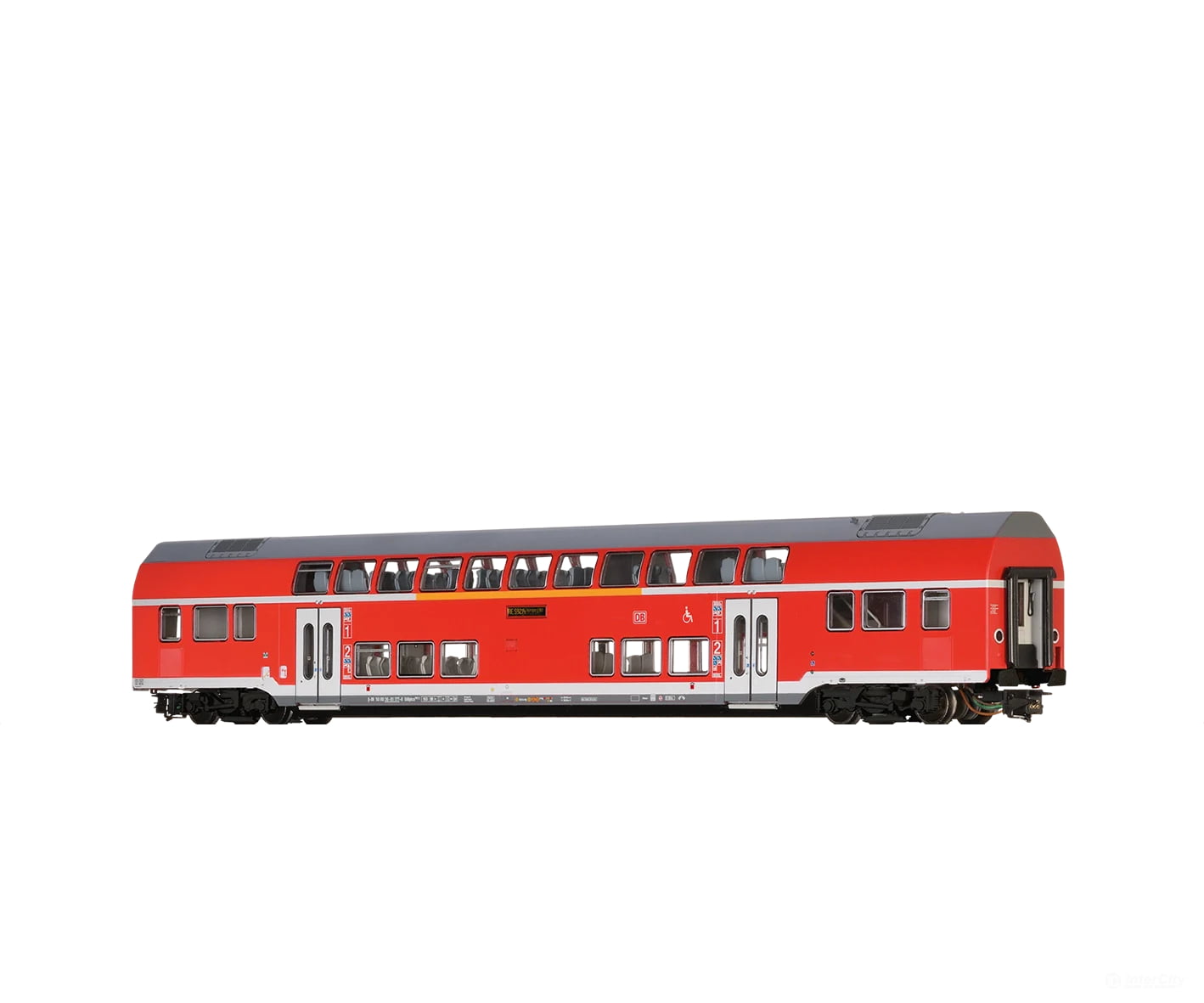 Brawa 44594 Ho Twindexx Vario® Double-Deck Middle Wagon 1St/2Nd Class Db Ag (Nürnberg Hbf)