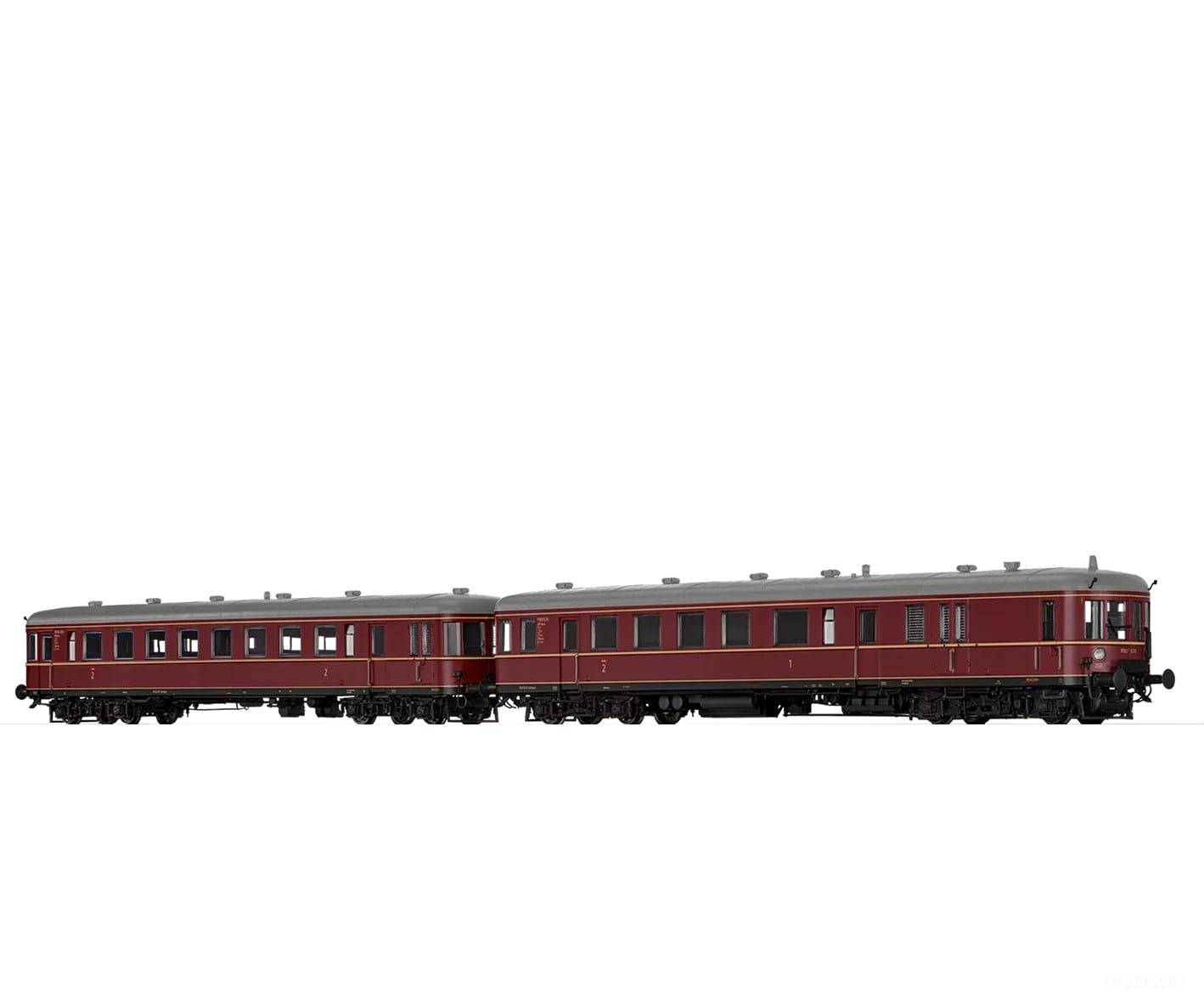 Brawa 44722 Ho Diesel Railcar Br Vt 60.5 And Trailer Vs 145 Db (Digital Extra W. Sound) European