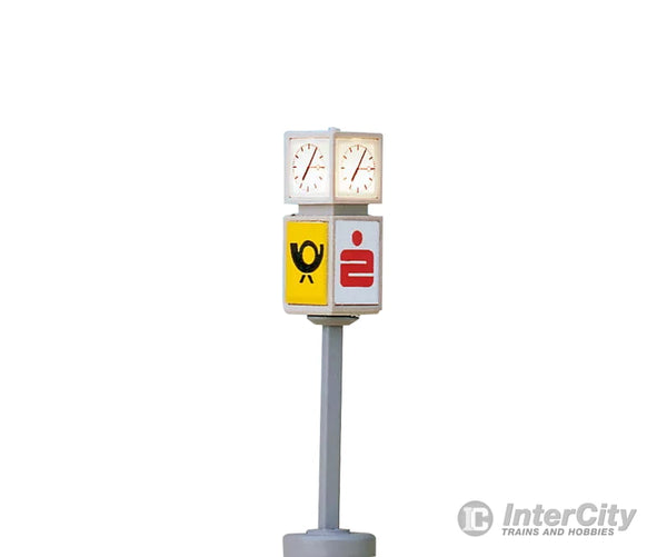 Brawa 4574 N Clock with Advertising Cube Lights & Electronics