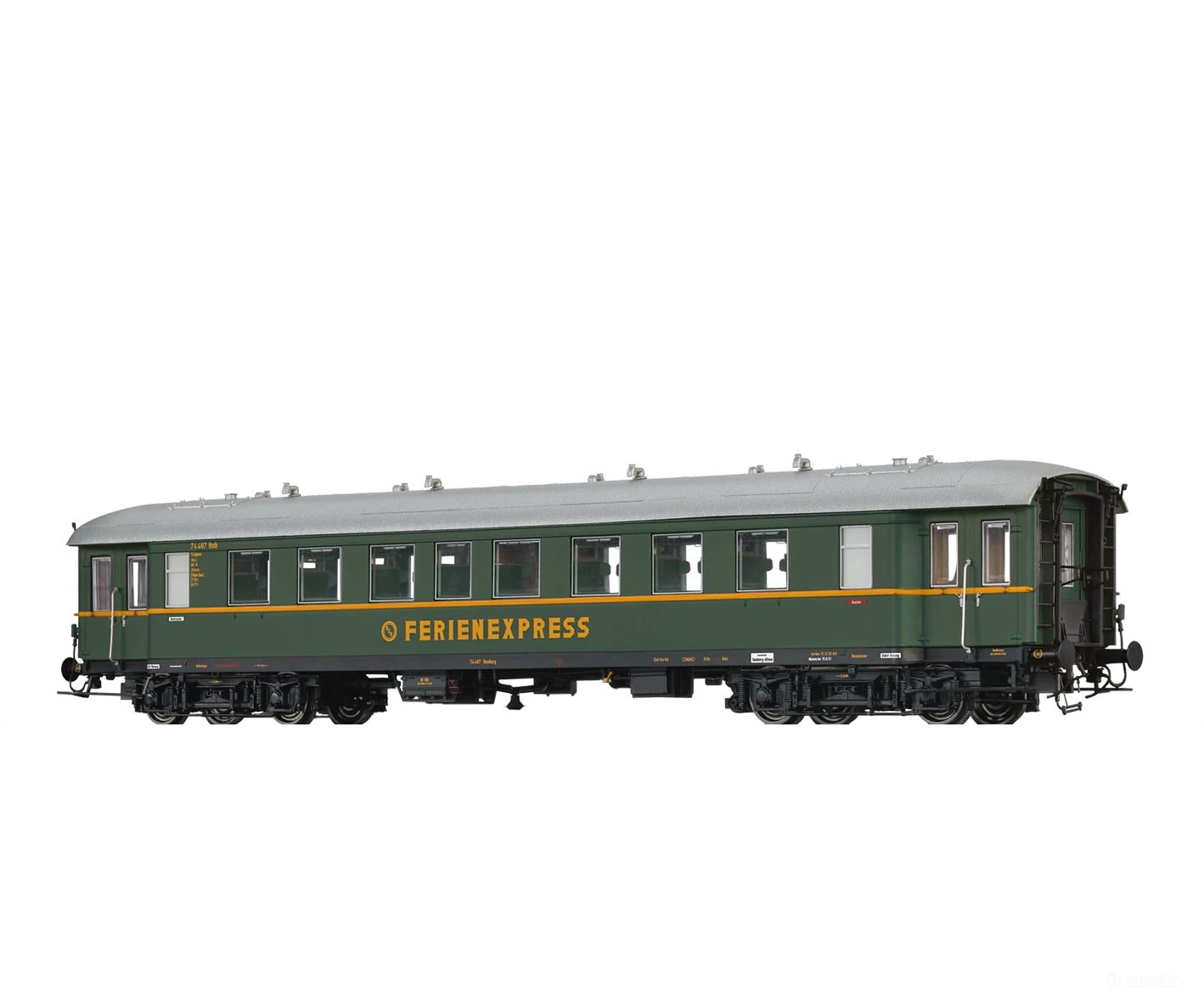 Brawa 46202 Ho Passenger Coach C4Üpwe ’Der Ferienexpress’ Db (Dc Led Lighting) European Cars