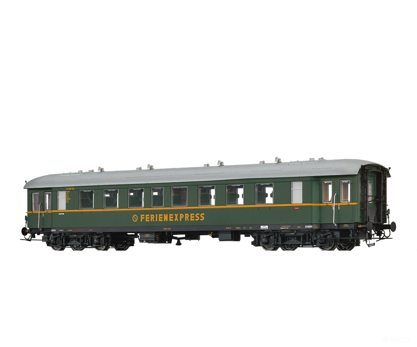 Brawa 46206 Ho Passenger Coach C4Üpwe ’Der Ferienexpress’ Db (Dc Led Lighting) European Cars
