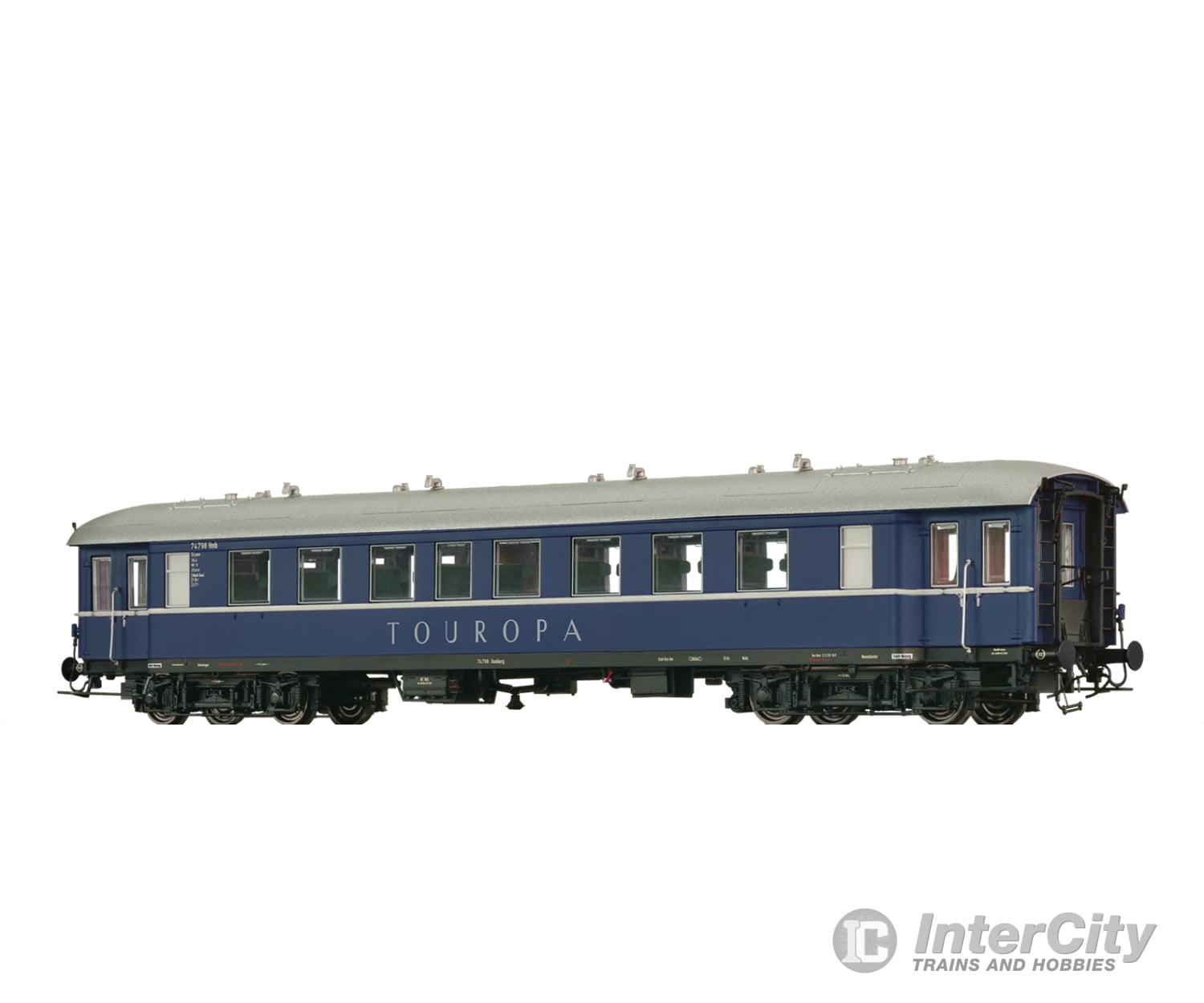 Brawa 46212 Ho Passenger Coach C4Ywe ’Touropa’ Db (Dc Led Lighting) European Cars