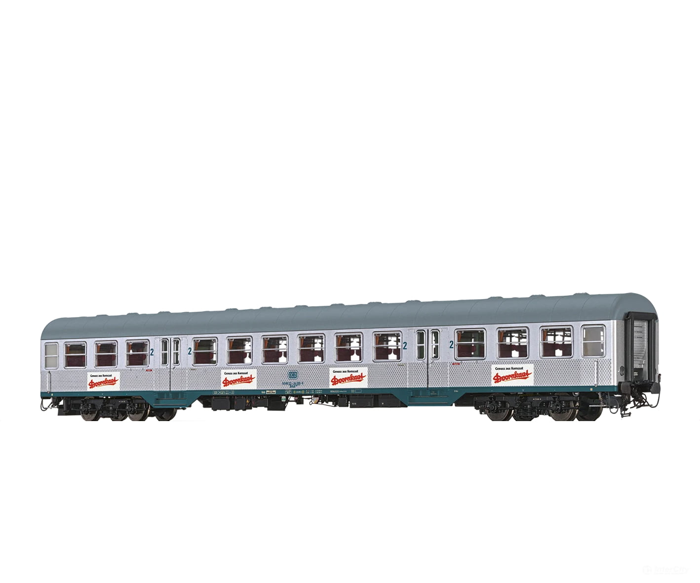 Brawa 46666 Ho Passenger Coach Brnzb724 ’Doornkaat’ Db (Marklin Ac Led Lighting) European Cars