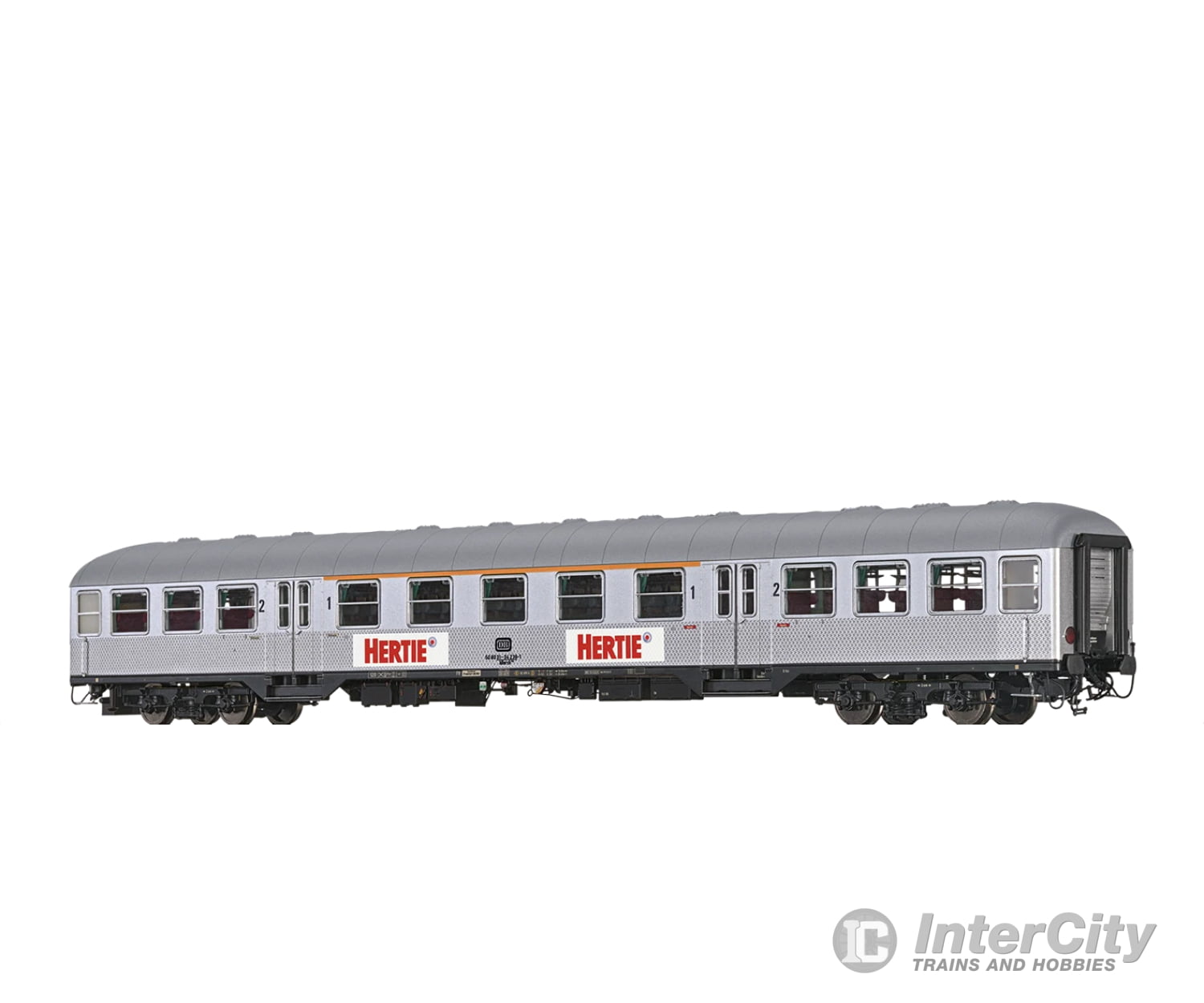 Brawa 46668 Ho Passenger Coach Abnrzb704 ’Hertie’ Db (Dc Led Lighting) European Cars