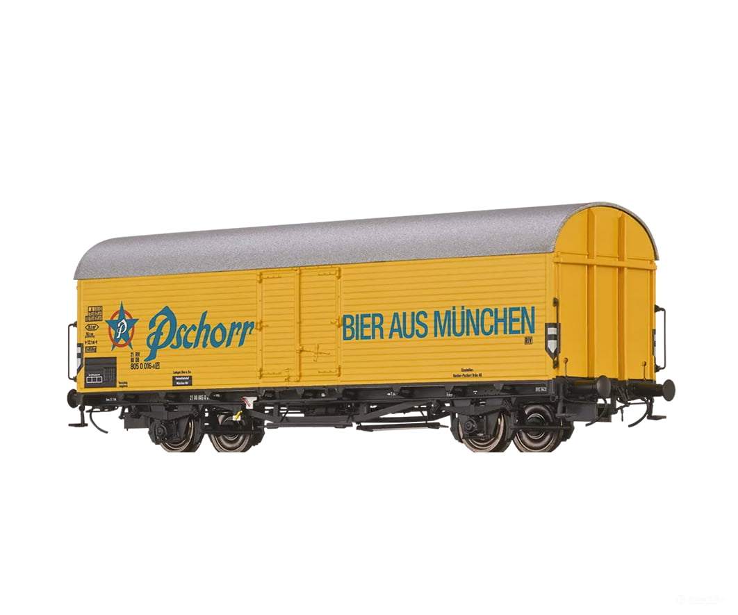Brawa 47618 Ho Refrigerator Car Ibdlps383 ’Pschorr’ Db European Freight Cars