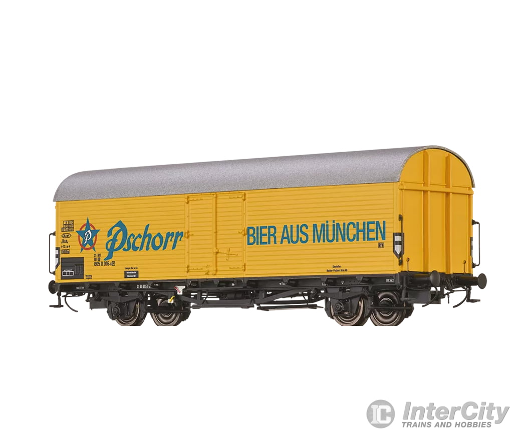 Brawa 47618 Ho Refrigerator Car Ibdlps383 ’Pschorr’ Db European Freight Cars
