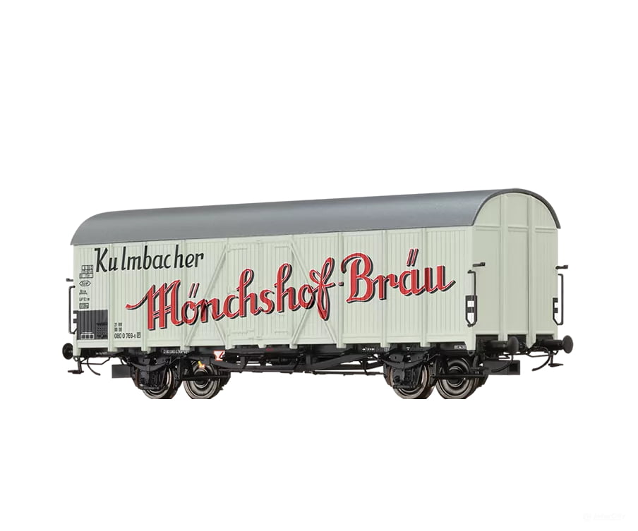 Brawa 47619 Ho Refrigerator Car Tnfs38 ’Kulmbacher Mönchshof-Bräu’ Db European Freight Cars