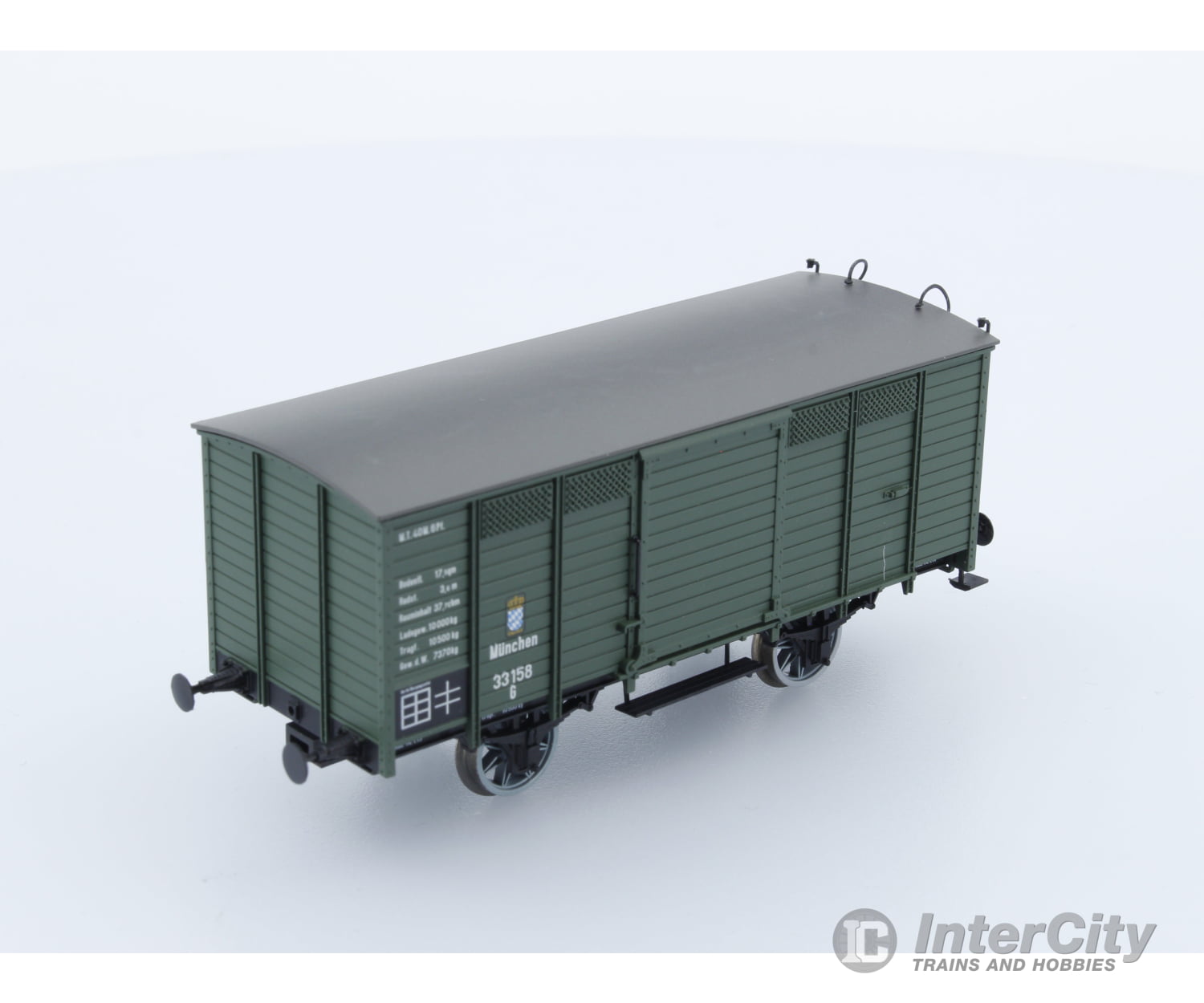 Brawa 48027 Ho K.bay.sts.b. Bavarian Covered Goods Wagon European Freight Cars