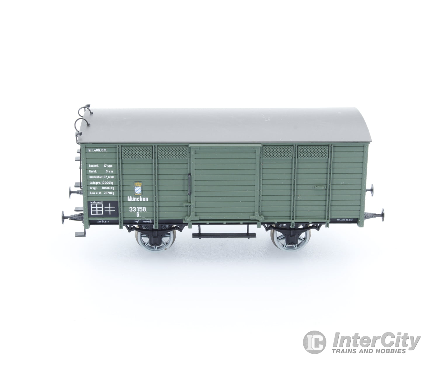 Brawa 48027 Ho K.bay.sts.b. Bavarian Covered Goods Wagon European Freight Cars