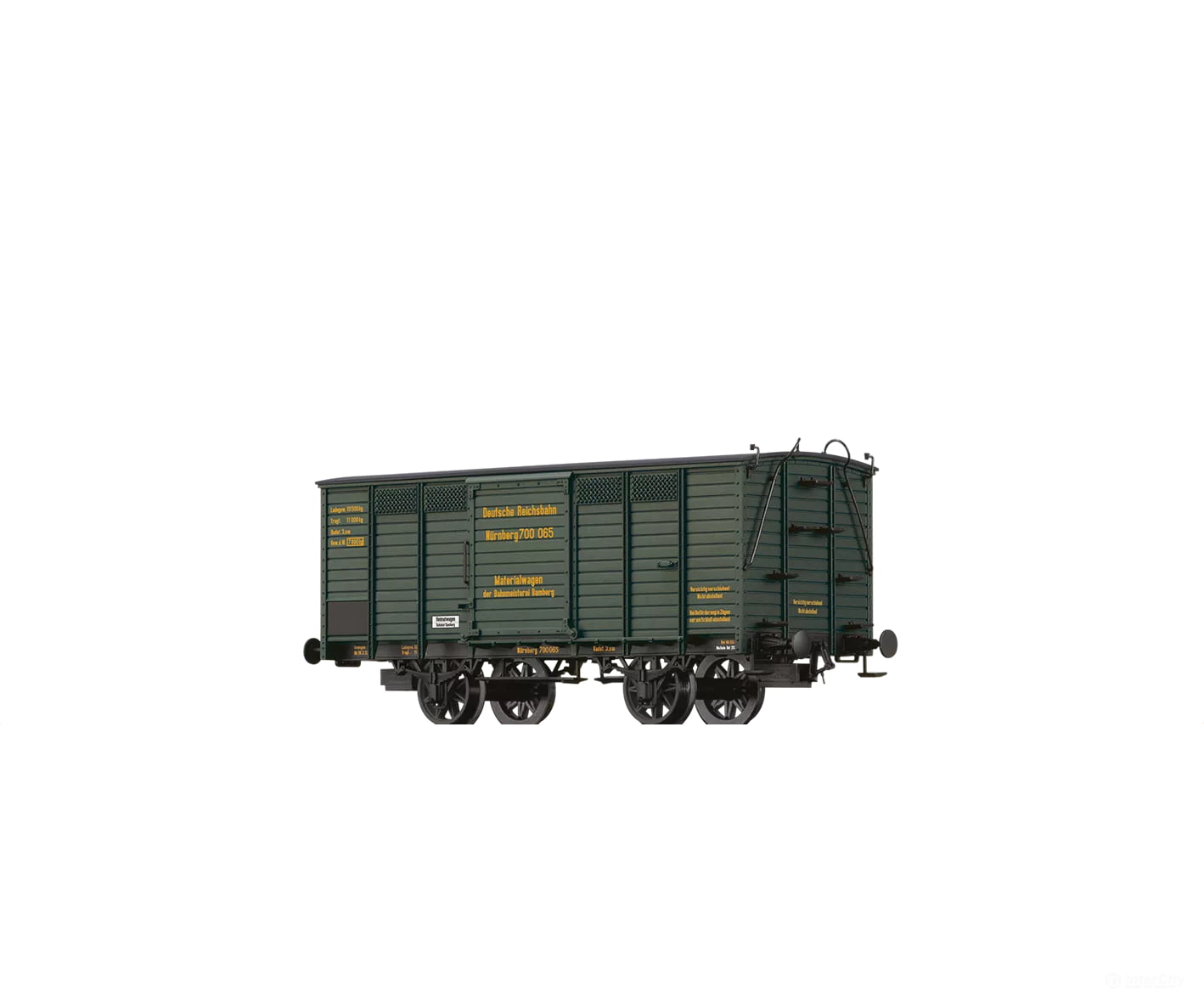Brawa 48047 Ho Drg Material Wagon ’Nurnberg’ European Freight Cars