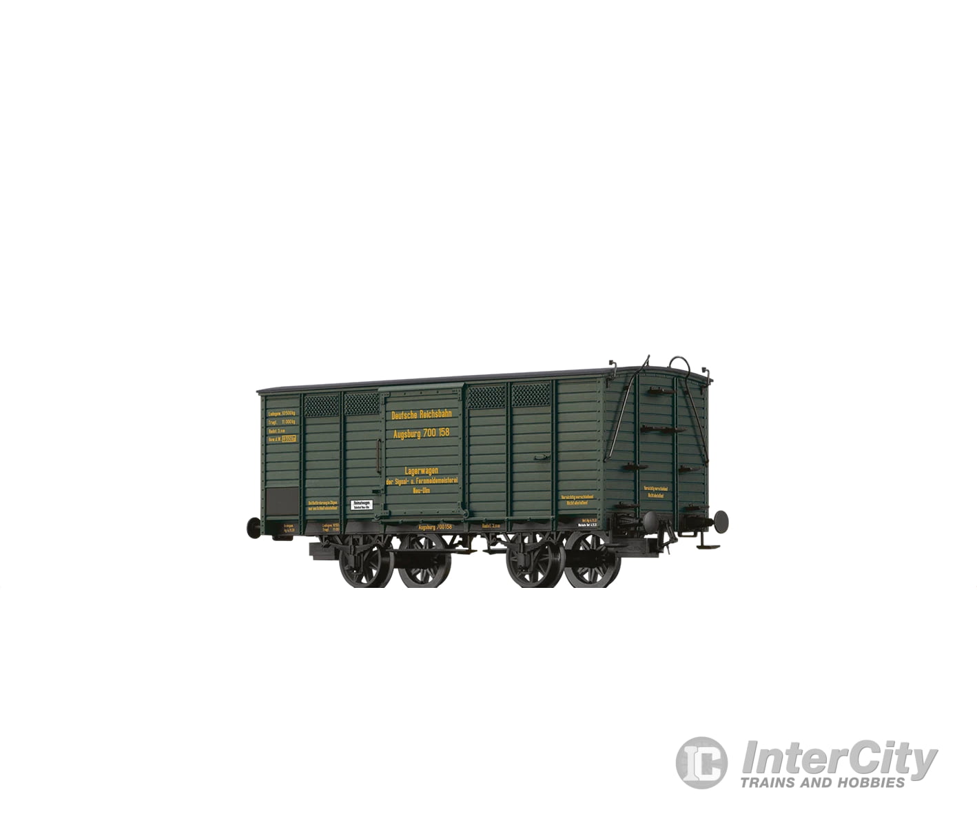 Brawa 48052 Ho Covered Freight Car G ’Lagerwagen’ Drg European Cars