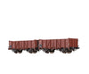 Brawa 48450 Ho Open Freight Cars Om21 Db Set Of 2 European