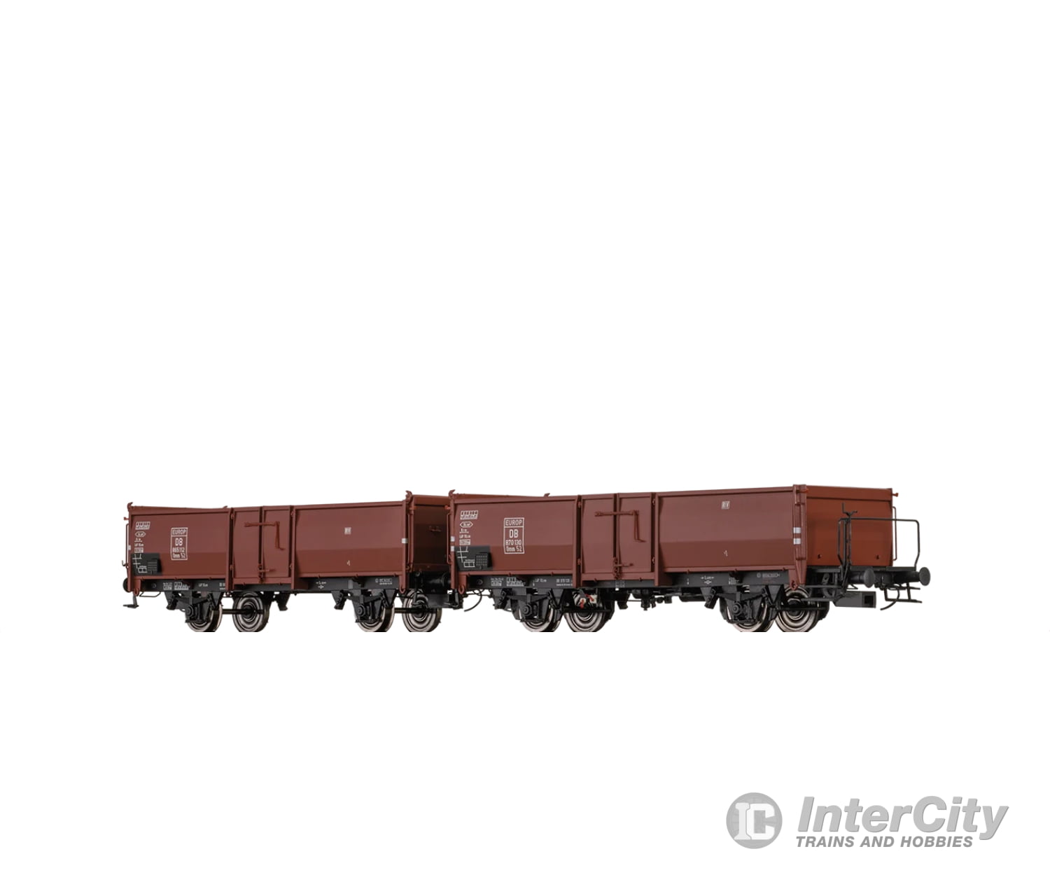 Brawa 48639 Ho Open Freight Cars Omm52 Db Set Of 2 European