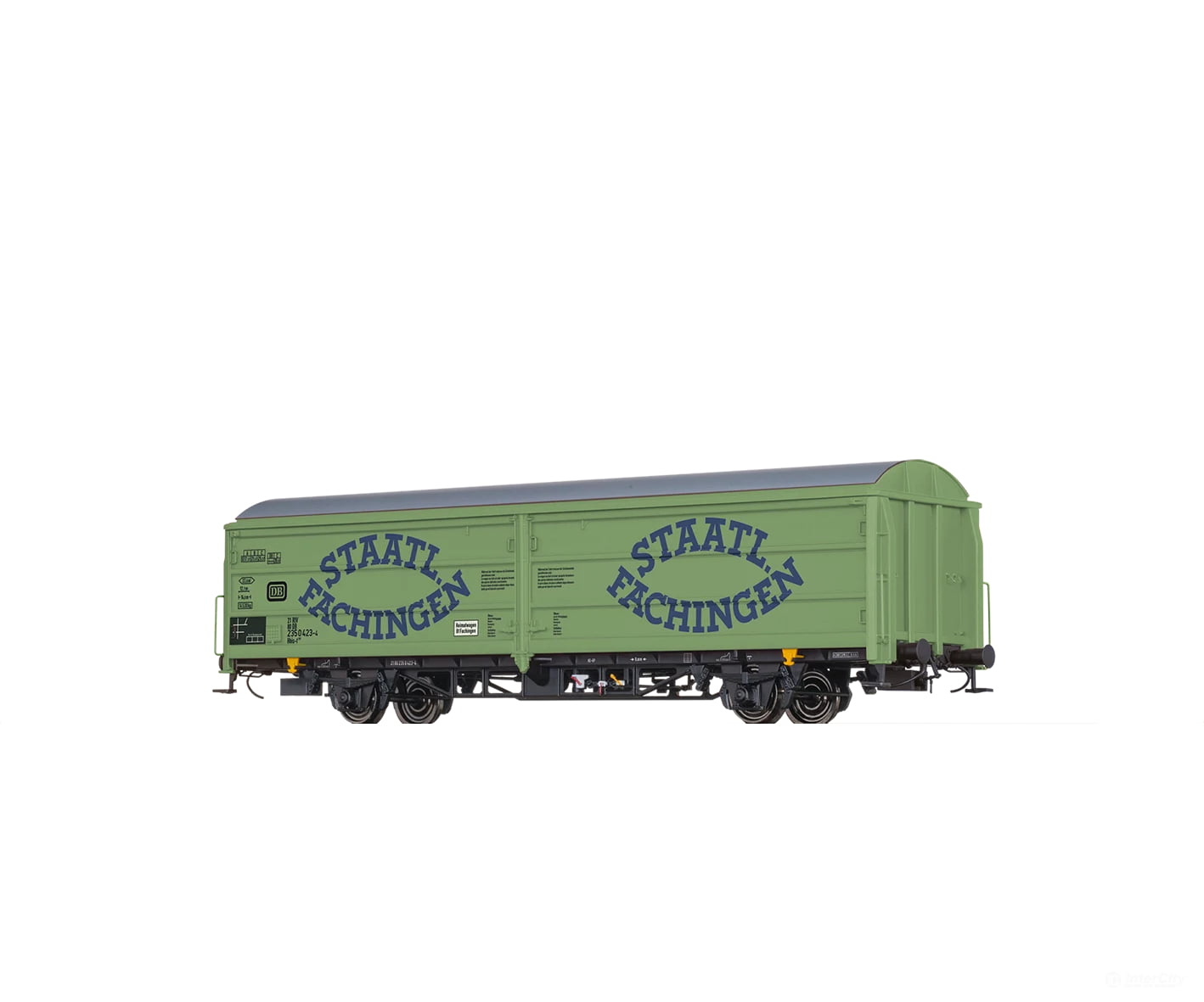 Brawa 48998 Ho Sliding Wall Car Hbis-T299 ’Staatl. Fachingen’ Db European Freight Cars