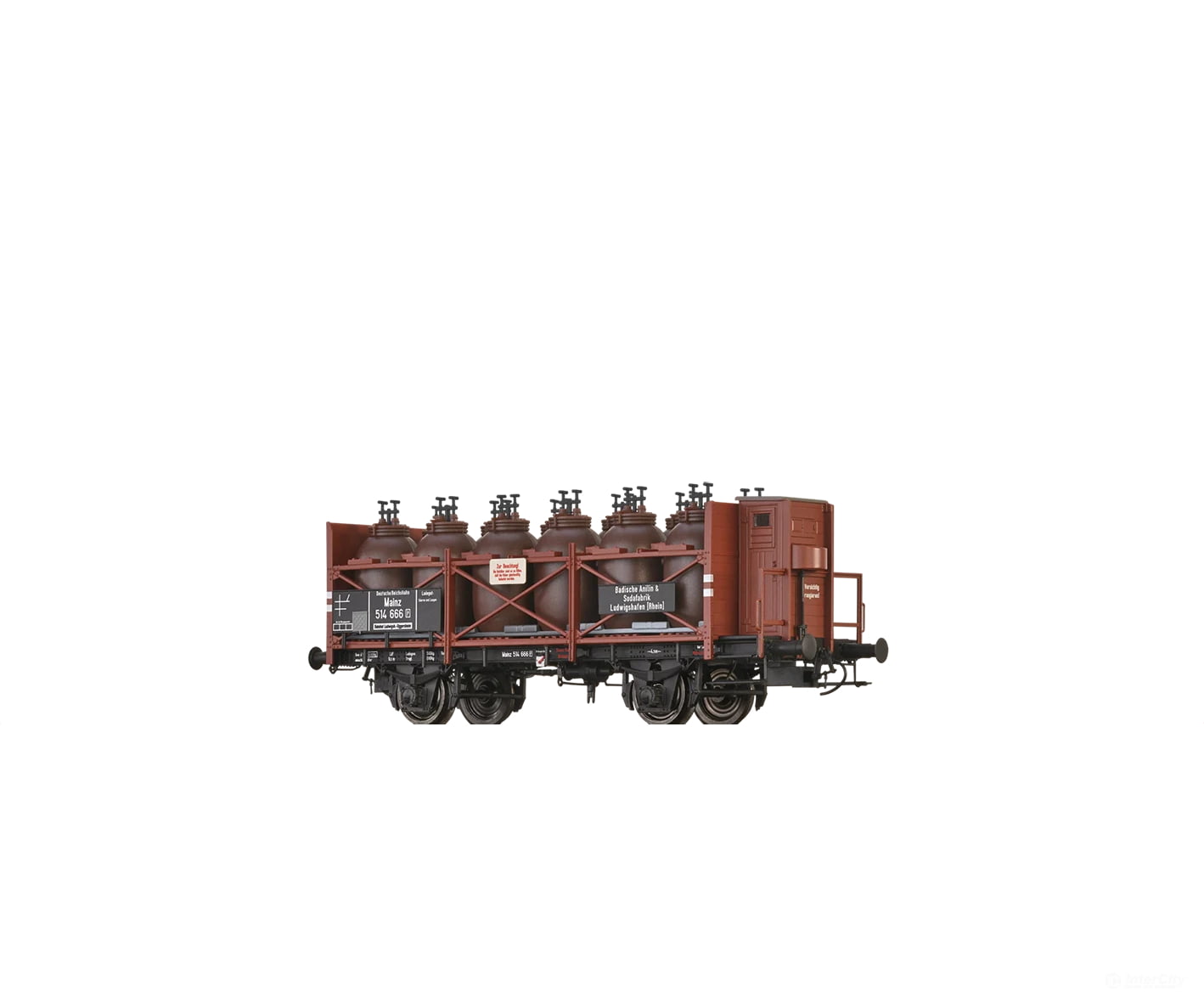 Brawa 49326 Ho Acid Carrying Car Z [P] ’Basf’ Drg European Freight Cars