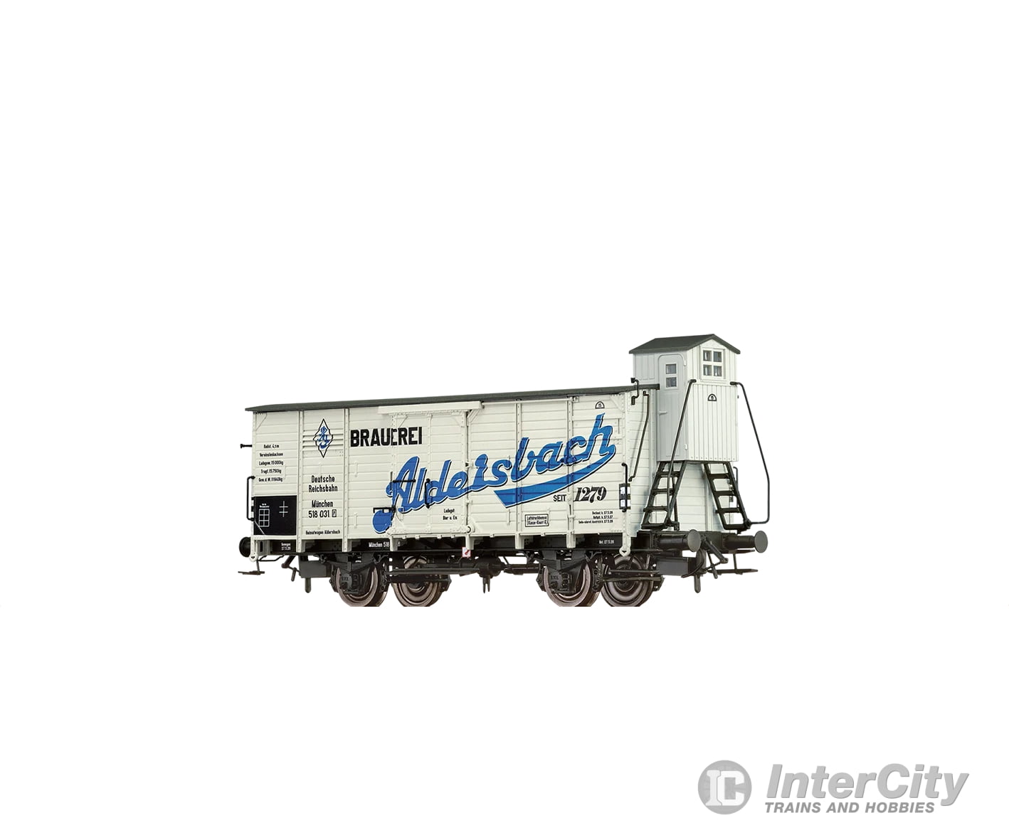 Brawa 49814 HO Beer Car ’Brauerei Aldersbach’ DRG European Freight Cars