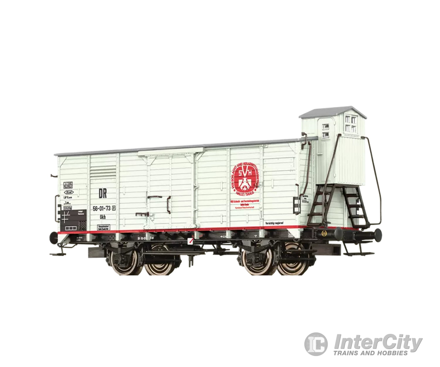 Brawa 49816 Ho Covered Freight Car Gkh ’Veb Schlachtwagen’ Dr European Cars