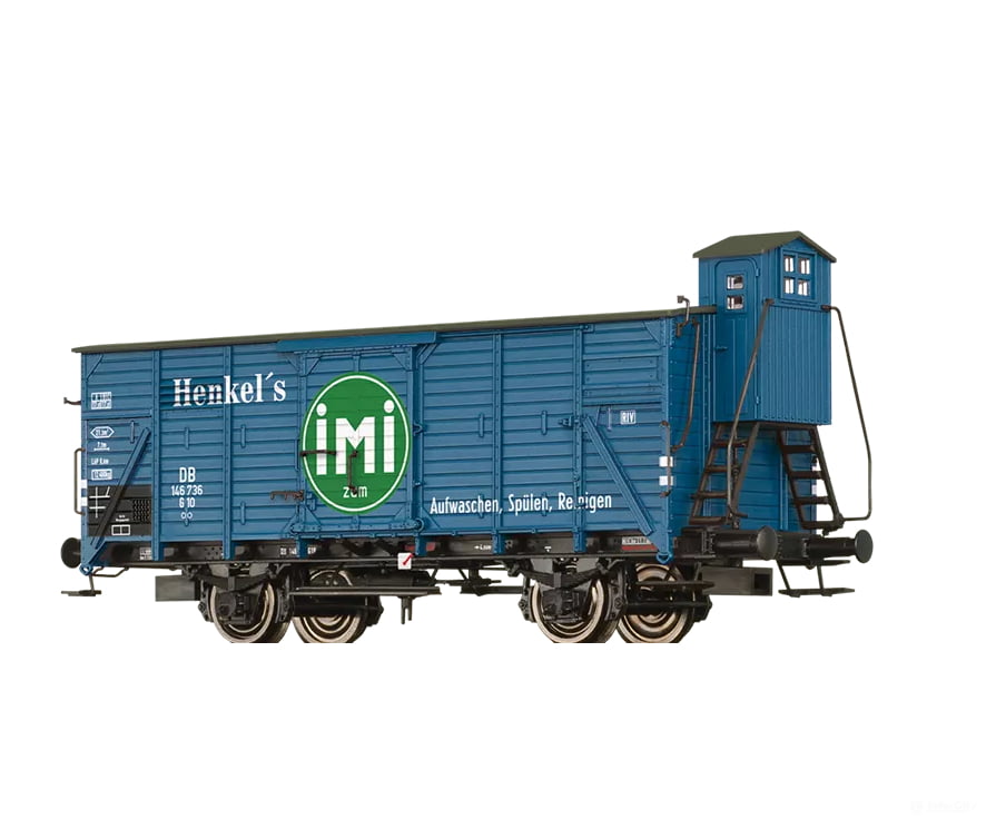 Brawa 49827 Ho Covered Freight Car G10 ’Imi’ Db European Cars