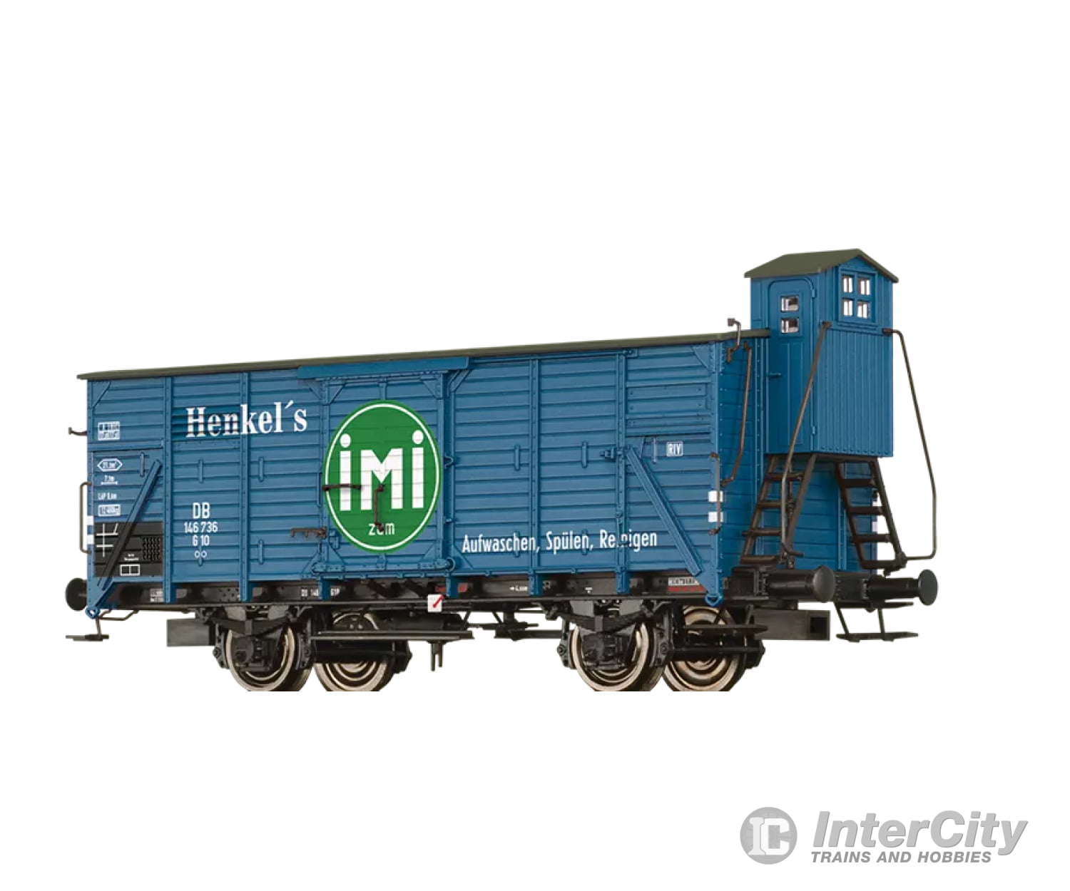 Brawa 49827 Ho Covered Freight Car G10 ’Imi’ Db European Cars