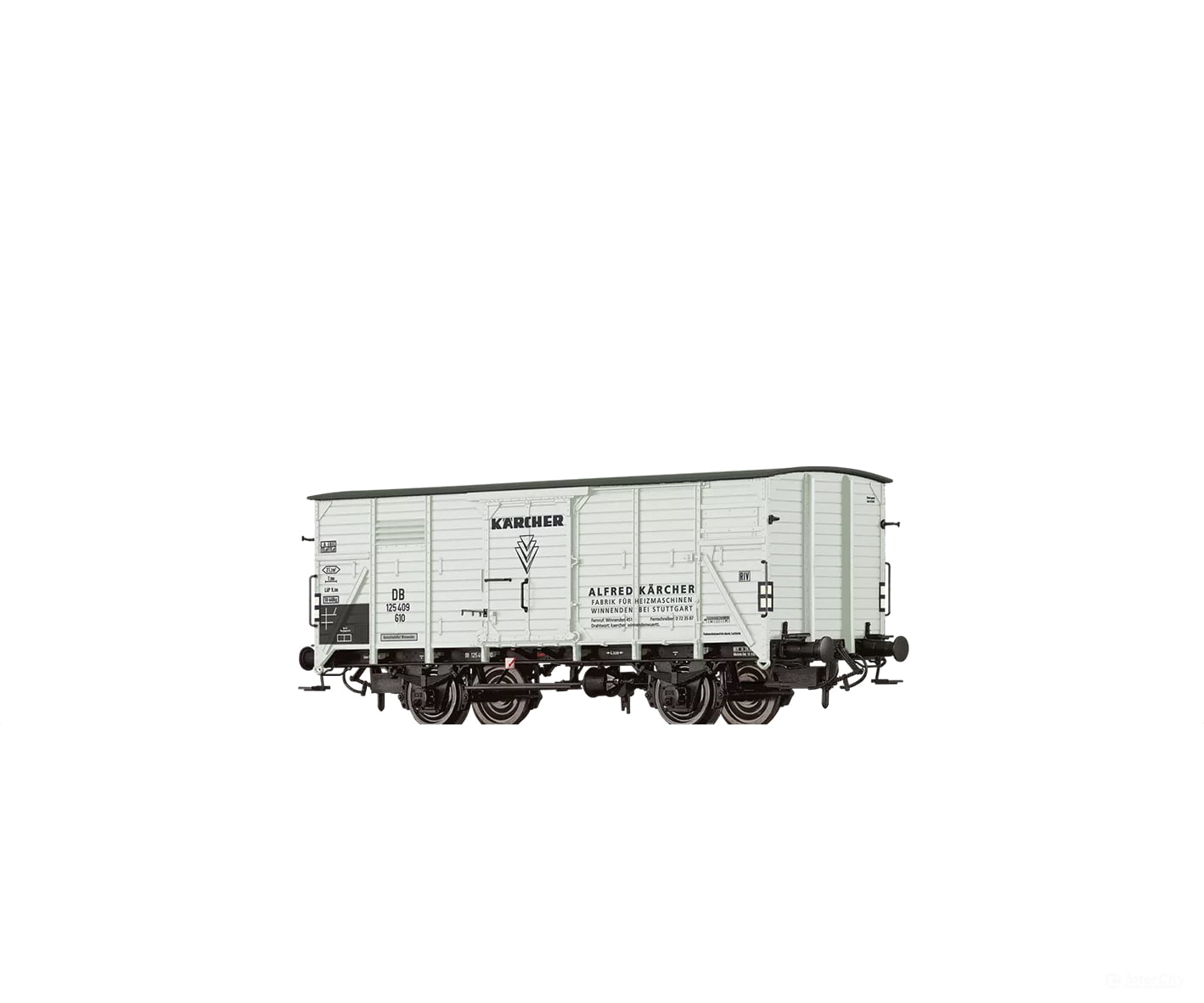 Brawa 49894 Ho Covered Freight Car G10 ’Karcher’ European Cars