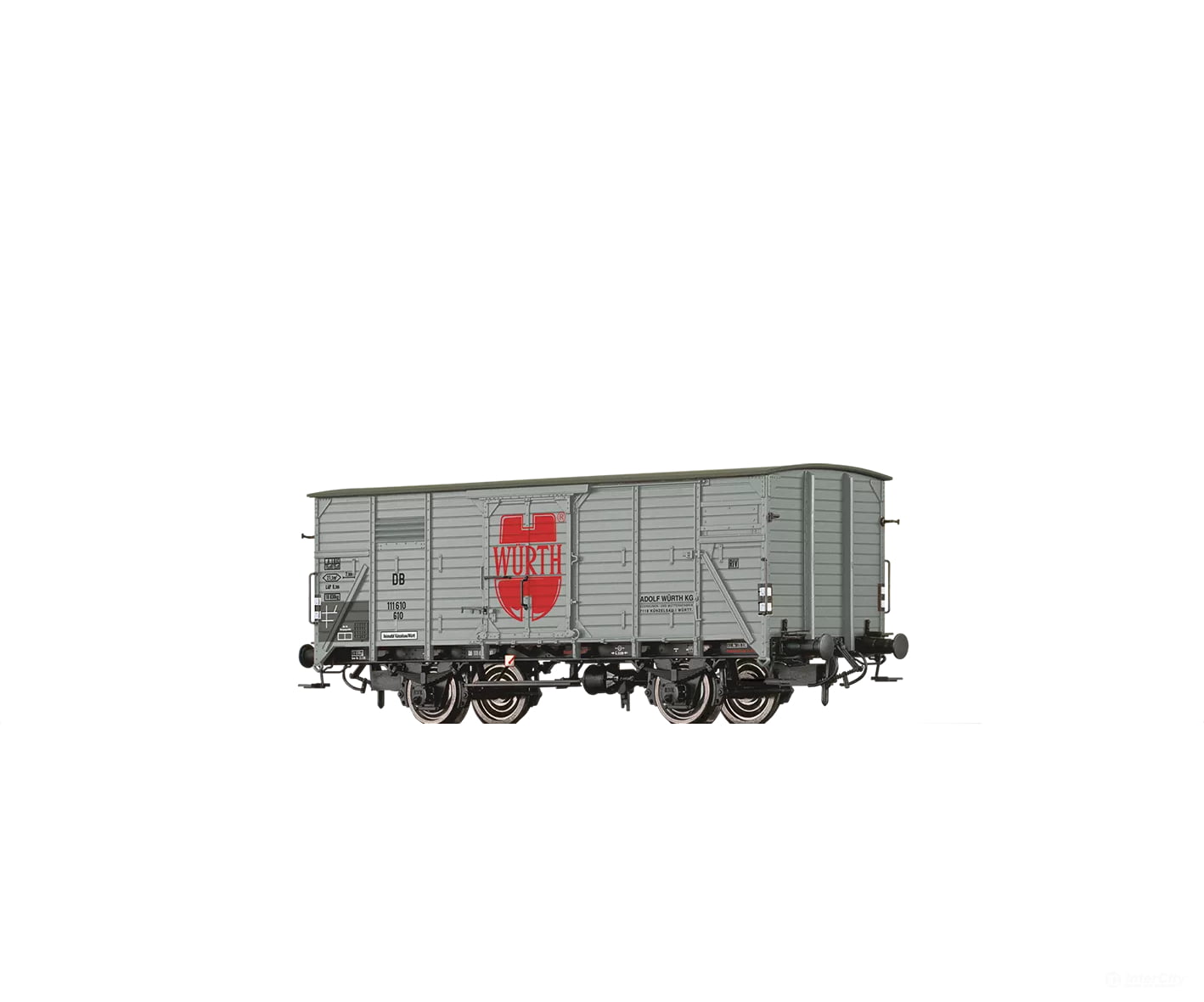 Brawa 49895 Ho Covered Freight Car G10 ’Wurth’ European Cars