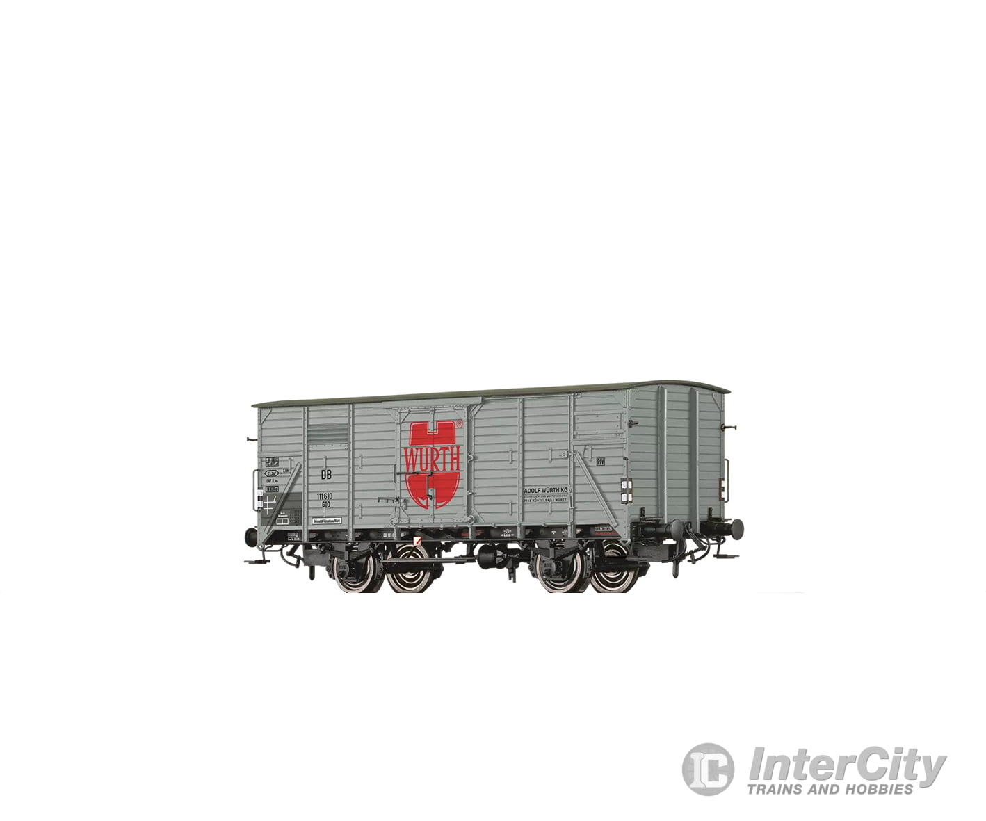 Brawa 49895 Ho Covered Freight Car G10 ’Wurth’ European Cars