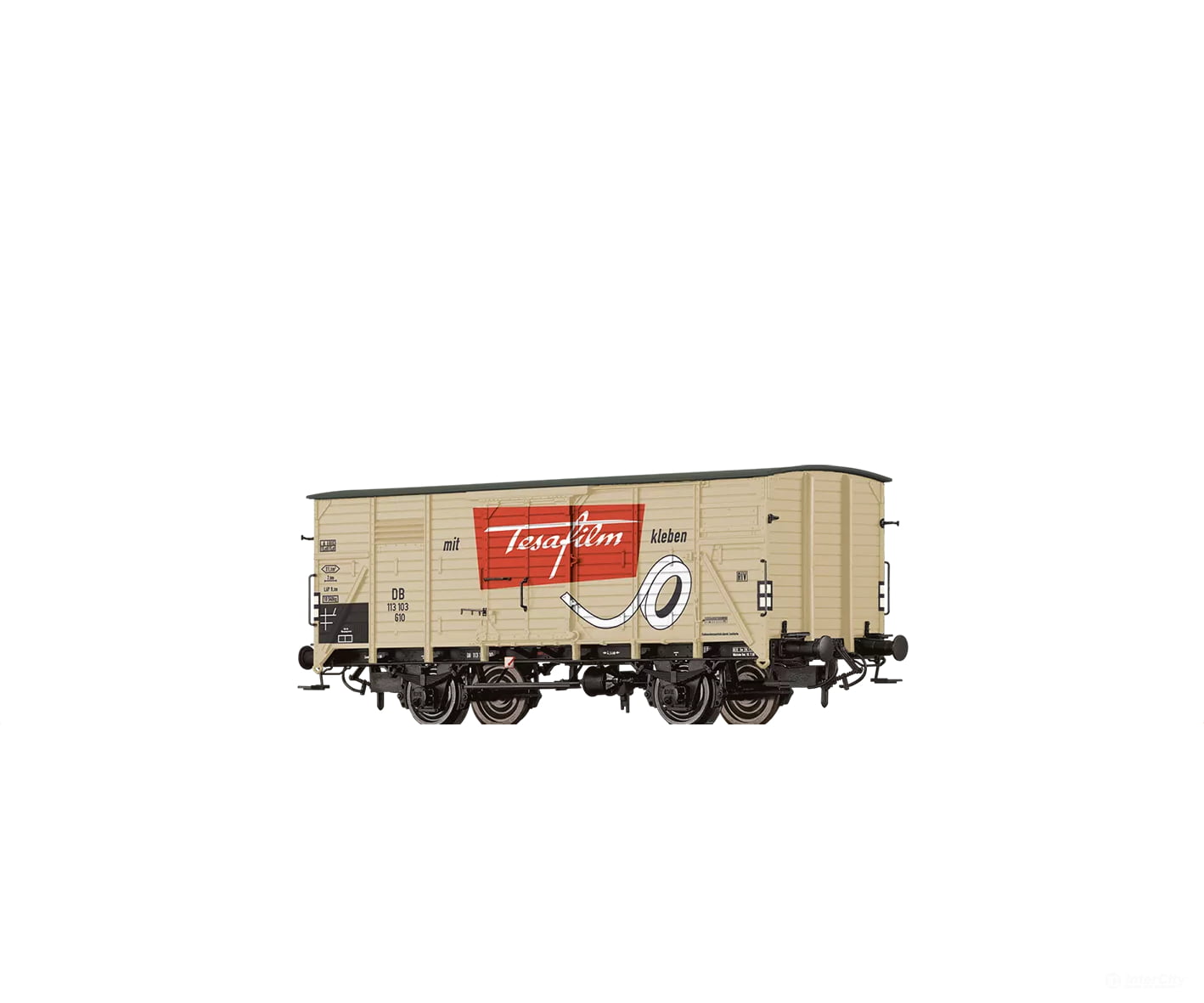Brawa 49899 Ho Covered Freight Car G10 ’Tesa’ European Cars