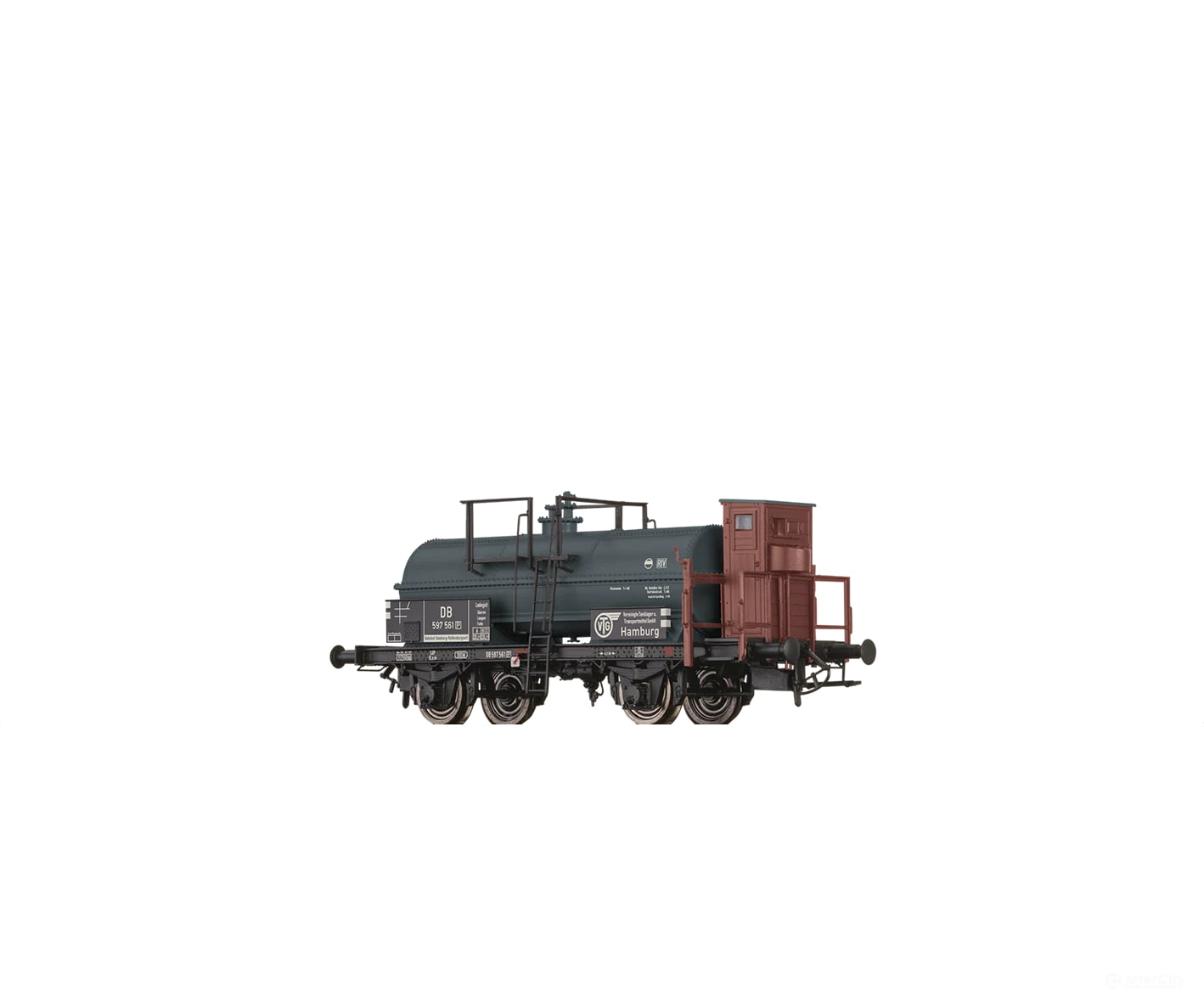 Brawa 50081 Ho Tank Car 2-Axle Z [P] ’Vtg’ Db European Freight Cars