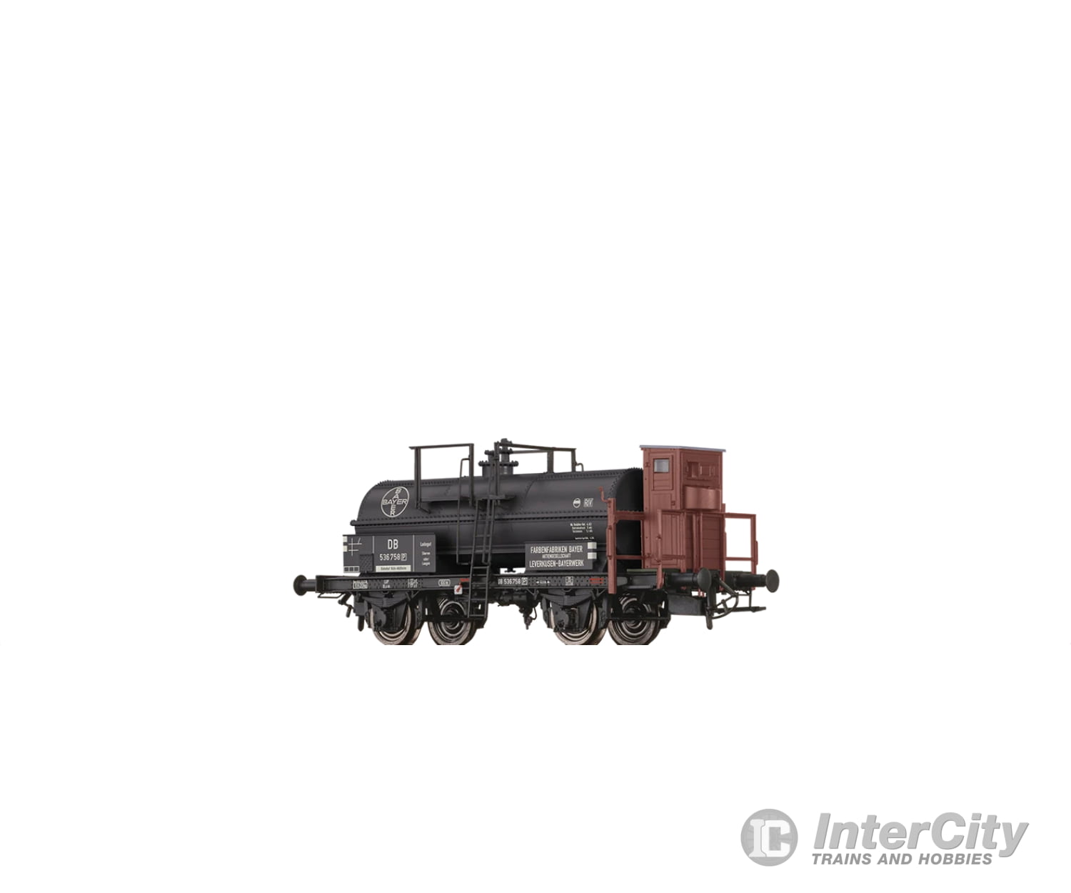 Brawa 50082 Ho Tank Car 2-Axle Z [P] ’Bayer’ Db European Freight Cars