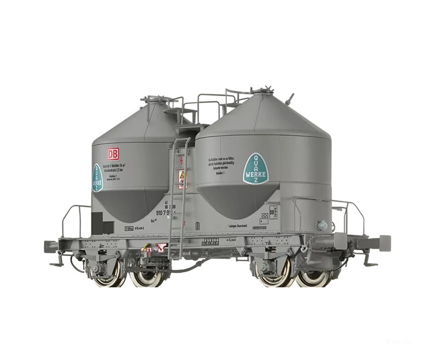 Brawa 50575 Ho Container Car Ucs909 ’Quarzwerke’ Db Ag European Freight Cars
