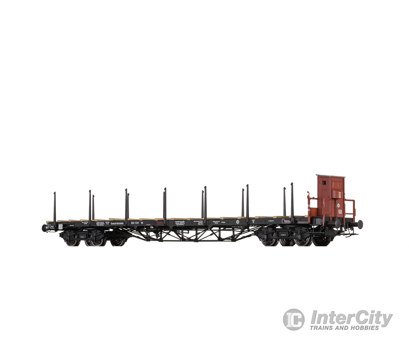 Brawa 50649 HO Heavy Duty Freight Car SSl DRG European Freight Cars