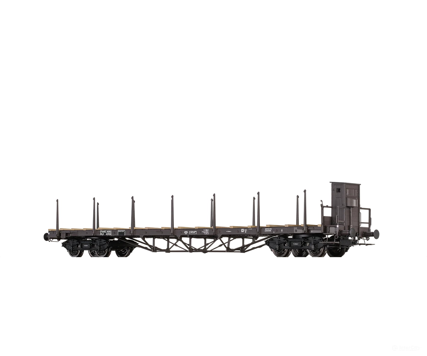 Brawa 50657 HO Heavy Duty Freight Car Rlyf Nord European Freight Cars